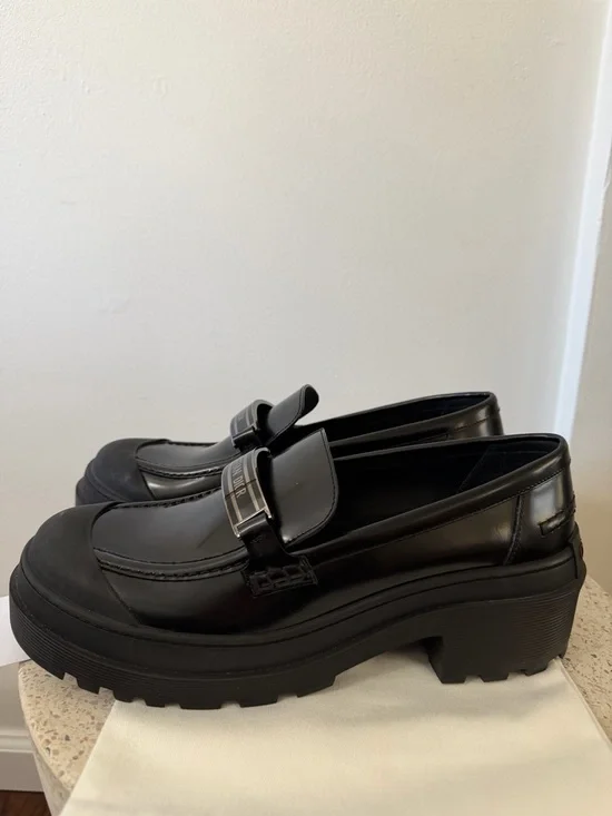 Christian Dior CalfSkin Code Lug Platform Loafer - Picture 5 of 7